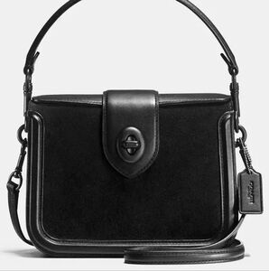 Chic Black Leather And Suede 1941 Page Crossbody 38008
